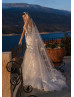 Beaded Ivory Lace Tulle Mermaid Wedding Dress Beaded Ivory Lace Tulle Mermaid Wedding Dress